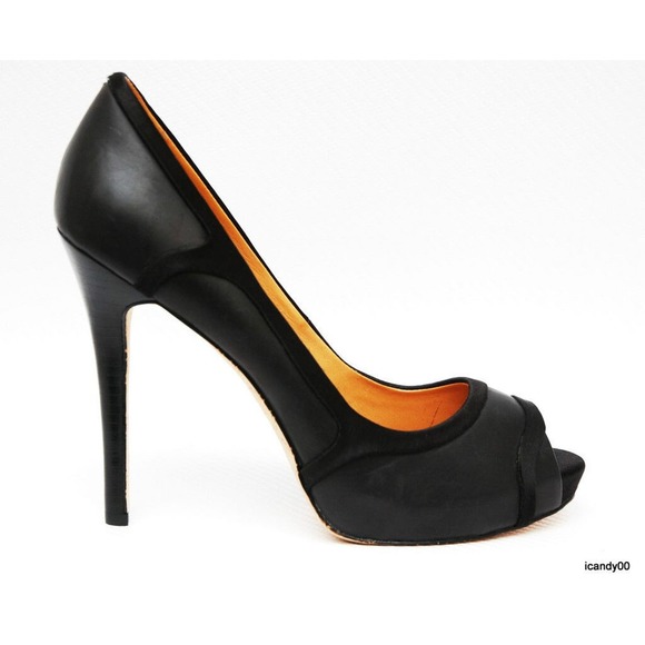 L.A.M.B. LAMB Leighton Open Toe High Heel Platform Pump 9.5 $275 New - Picture 2 of 7